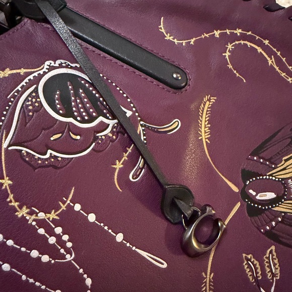 Coach Chelsea Champlain dreamer 34 satchel tattoo design. Limited edition. - Picture 17 of 17